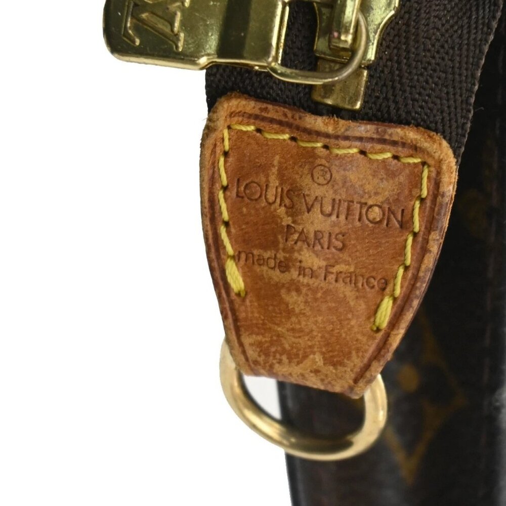 LOUIS VUITTON 2 Set pouch Bag Monogram Leather Brown GHW 66CA357 - Picture 11 of 13